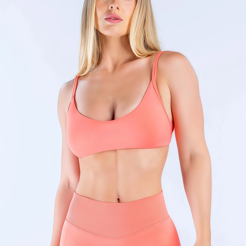 Sports Bra High Impact - HISTELLO Impact Scoop Neck BH Dames