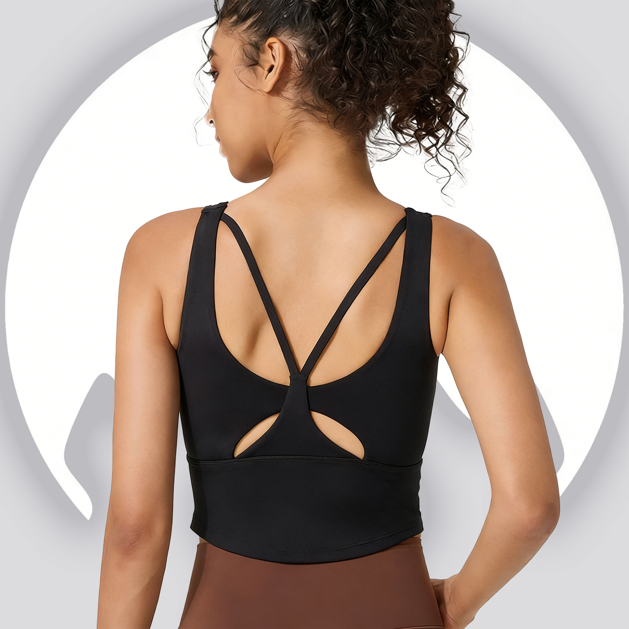 Sports Bra High Impact - Yoga sportbeha met vaste cups voor