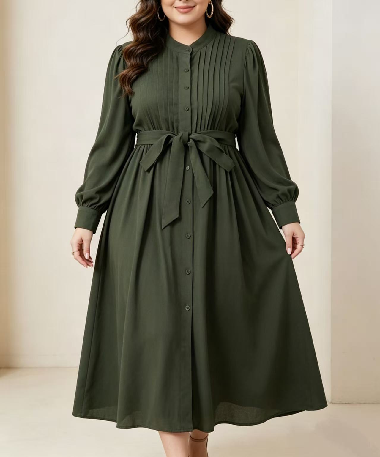 Plus size dames maxi jurk in l - Corset Waist Cinch recensie en prijs