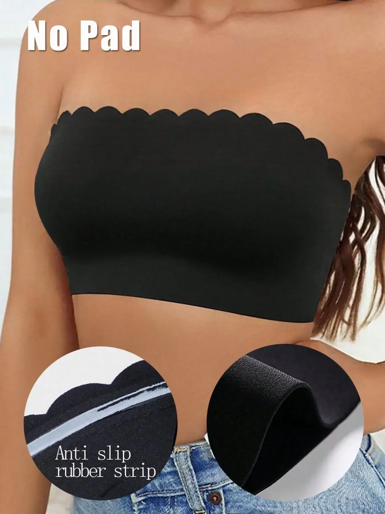 Dames strapless bh, naadloze b - Bralette Wireless Soft recensie en prijs