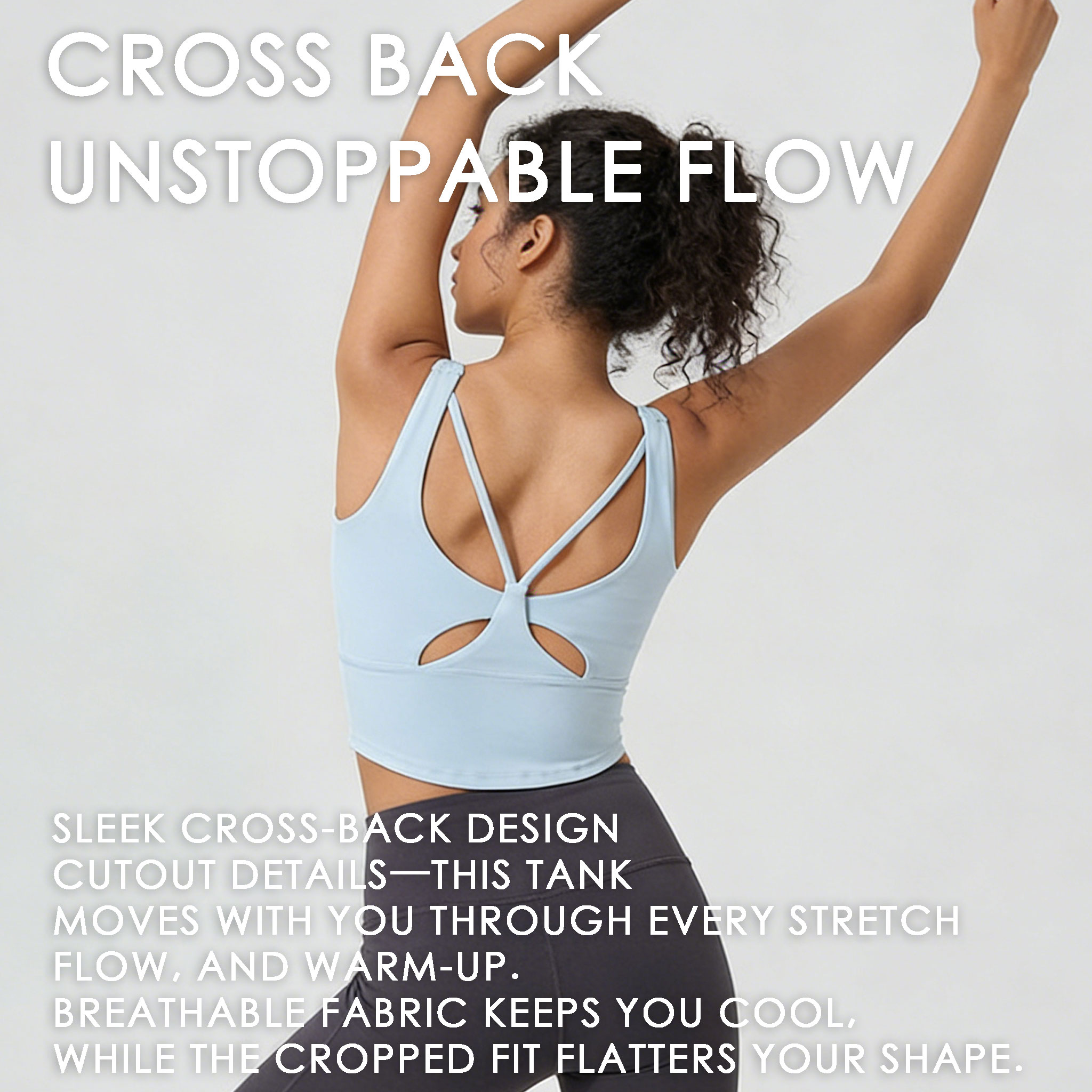 Yoga sportbeha met vaste cups  - Sports Bra High Impact recensie en prijs
